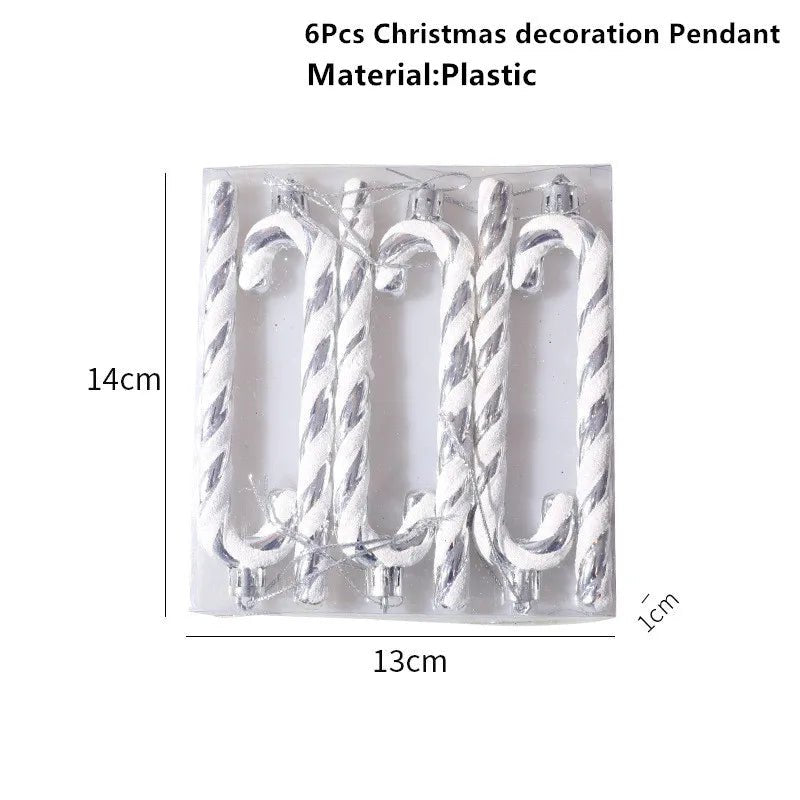 best cheap 6pcs Xmas Gold Silver Angel Pendant 2023 Christmas Party Decoration Christmas Tree Decorations Hanging Ornaments New Year Gifts shop online at M2K Trends for