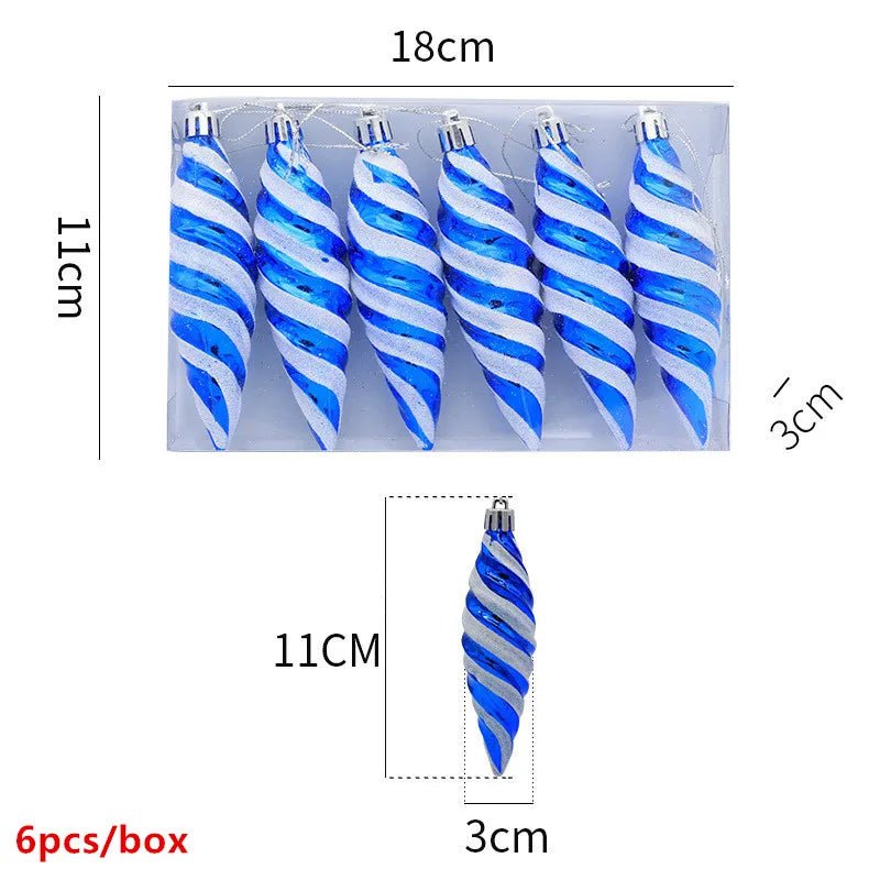 best cheap 6pcs Xmas Gold Silver Angel Pendant 2023 Christmas Party Decoration Christmas Tree Decorations Hanging Ornaments New Year Gifts shop online at M2K Trends for