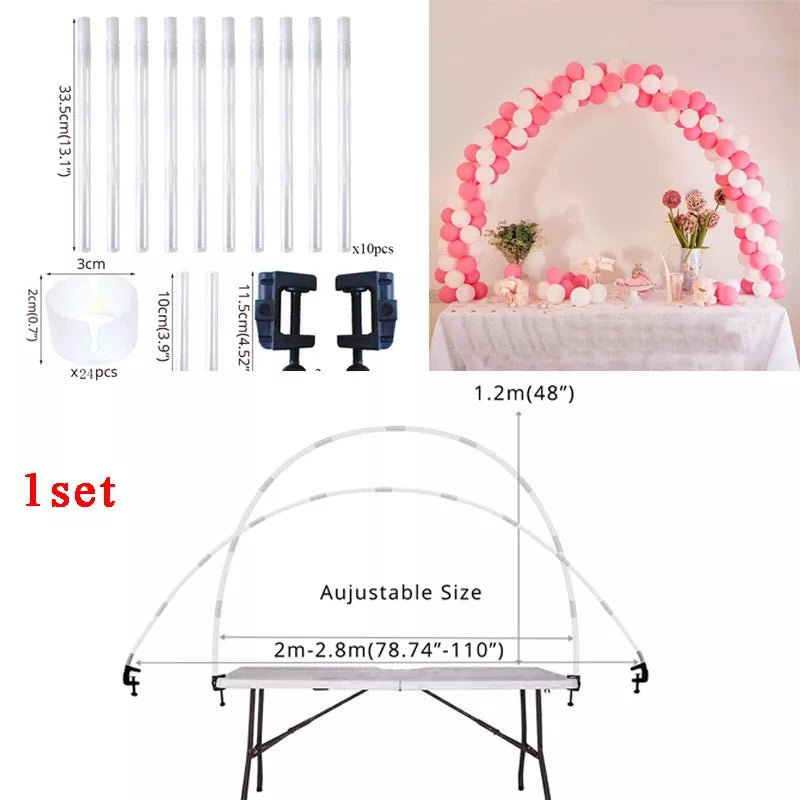 best cheap Table Balloon Arch Set Ballon Column Stand for Wedding Birthday Party Decorations Kids Balloons Accessories Christmas Decor ball shop online at M2K Trends for