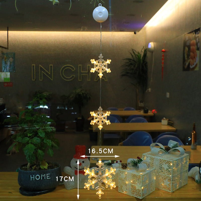 best Christmas 3pcs LED Light Star Xmas Tree Hanging Sucker Lamp Window Ornaments Decoration For Home Xmas Navidad 2023 New Year Decor Christmas Decorations 0 shop online at M2K Trends for