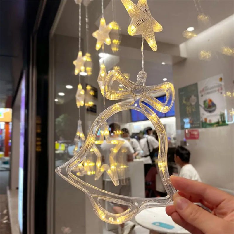 best Christmas 3pcs LED Light Star Xmas Tree Hanging Sucker Lamp Window Ornaments Decoration For Home Xmas Navidad 2023 New Year Decor Christmas Decorations 0 shop online at M2K Trends for