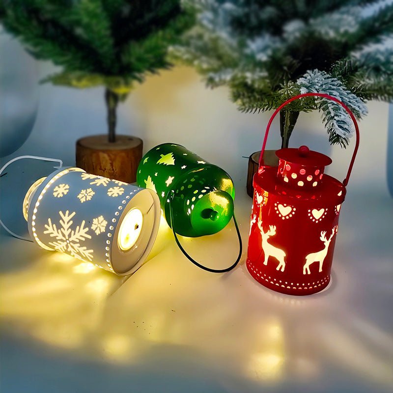 best Christmas Candle Lights LED Small Lanterns Wind Lights Electronic Candles Nordic Style Creative Holiday Decoration Decorations 0 shop online at M2K Trends for
