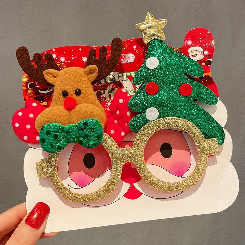 best Christmas Elk Glasses Frame Dress Up Couple 0 shop online at M2K Trends for