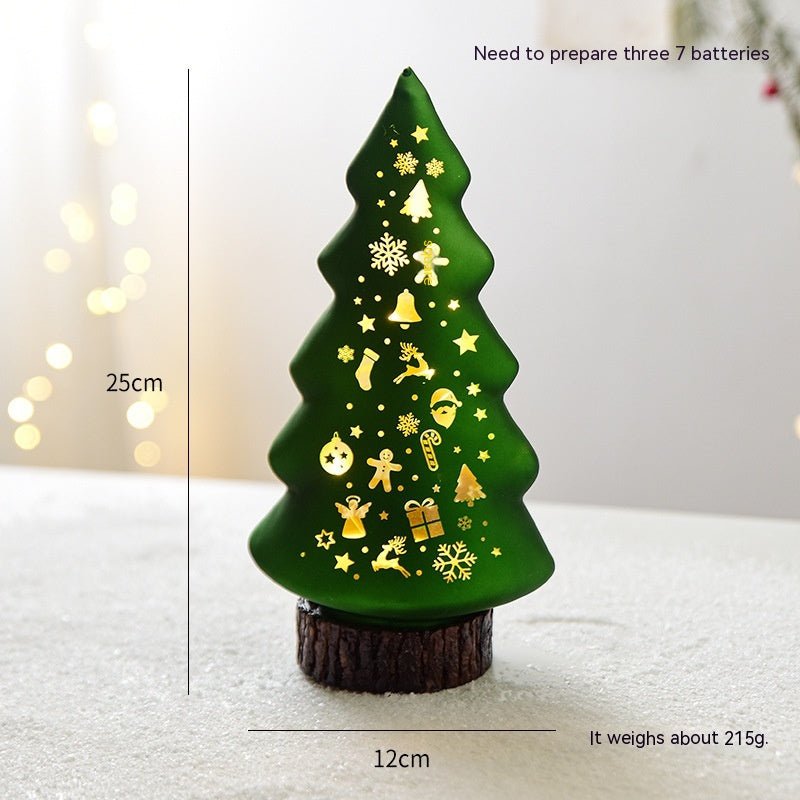 best Christmas Luminous Glass Desktop Decoration 0 shop online at M2K Trends for