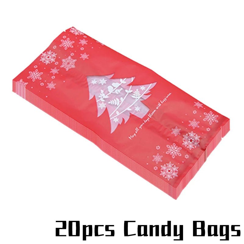 best Christmas paper Kids Candy Box Bag Navidad 2021 New year christmas home decoration Natal gift bags Kerst Noel Treats packing box shop online at M2K Trends for