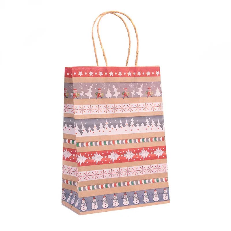 best Christmas paper Kids Candy Box Bag Navidad 2021 New year christmas home decoration Natal gift bags Kerst Noel Treats packing box shop online at M2K Trends for