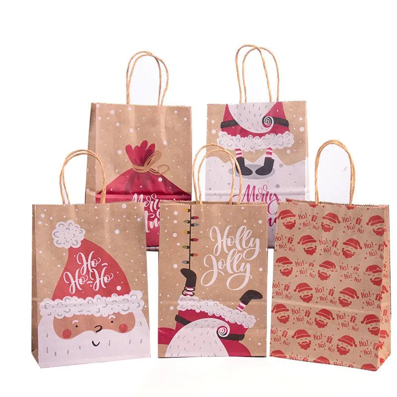 best Christmas paper Kids Candy Box Bag Navidad 2021 New year christmas home decoration Natal gift bags Kerst Noel Treats packing box shop online at M2K Trends for