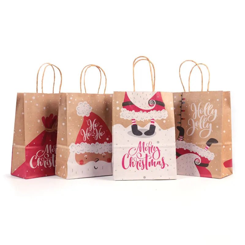 best Christmas paper Kids Candy Box Bag Navidad 2021 New year christmas home decoration Natal gift bags Kerst Noel Treats packing box shop online at M2K Trends for