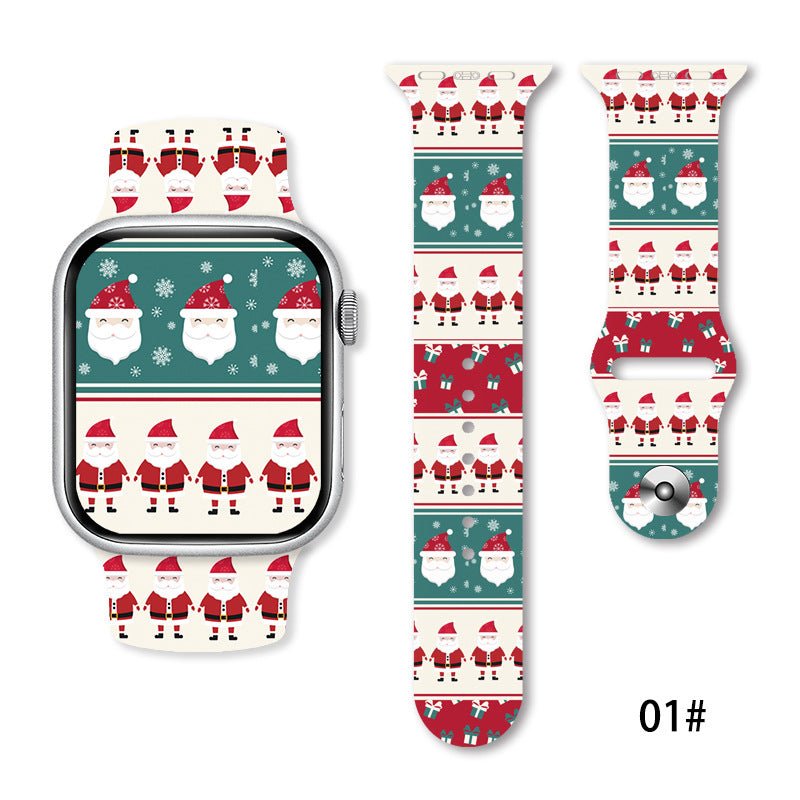 best Christmas Silicone Strap Printing Suitable 0 shop online at M2K Trends for