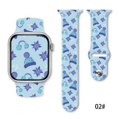 best Christmas Silicone Strap Printing Suitable 0 shop online at M2K Trends for