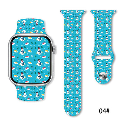 best Christmas Silicone Strap Printing Suitable 0 shop online at M2K Trends for