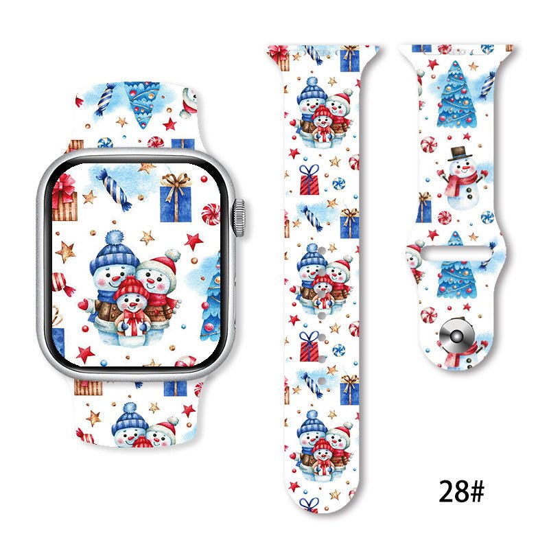 best Christmas Silicone Strap Printing Suitable 0 shop online at M2K Trends for