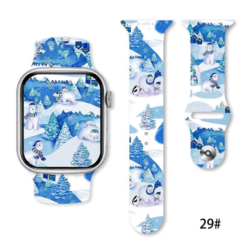 best Christmas Silicone Strap Printing Suitable 0 shop online at M2K Trends for