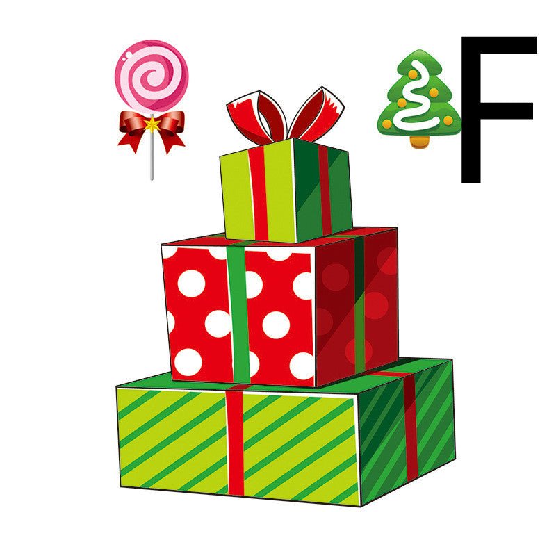 best Christmas Sticker Santa Elk Glass Window Decoration 0 shop online at M2K Trends for