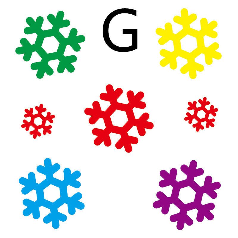 best Christmas Sticker Santa Elk Glass Window Decoration 0 shop online at M2K Trends for