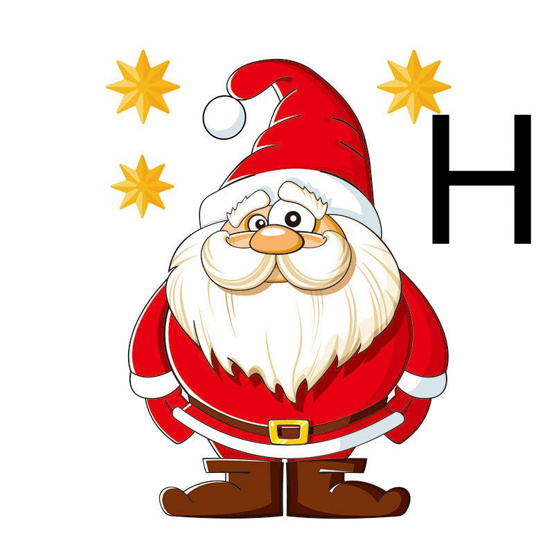 best Christmas Sticker Santa Elk Glass Window Decoration 0 shop online at M2K Trends for