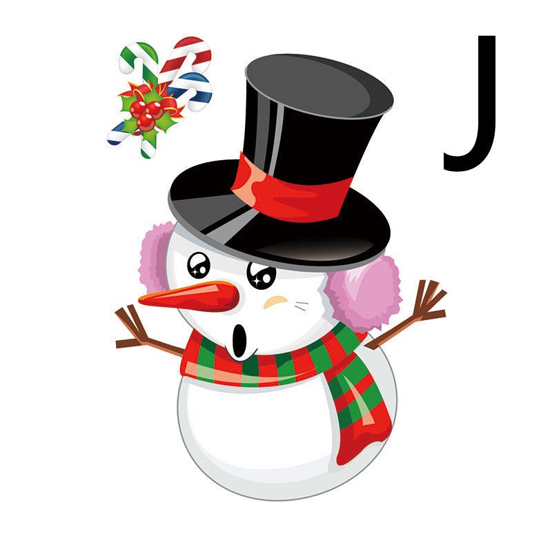 best Christmas Sticker Santa Elk Glass Window Decoration 0 shop online at M2K Trends for