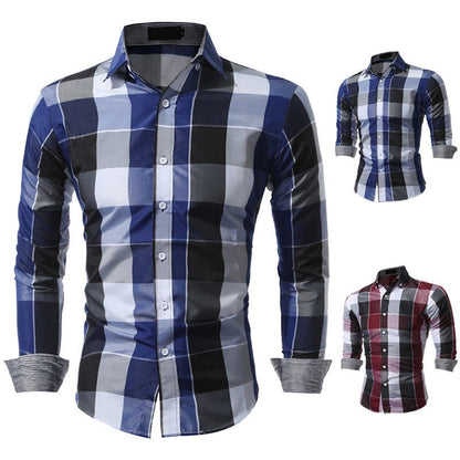 best Classic mens Plaid stripe work and party Dress Shirts Mens shirt shop online at M2K Trends for