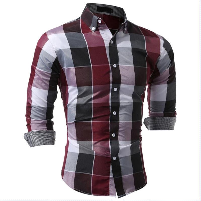 best Classic mens Plaid stripe work and party Dress Shirts Mens shirt shop online at M2K Trends for