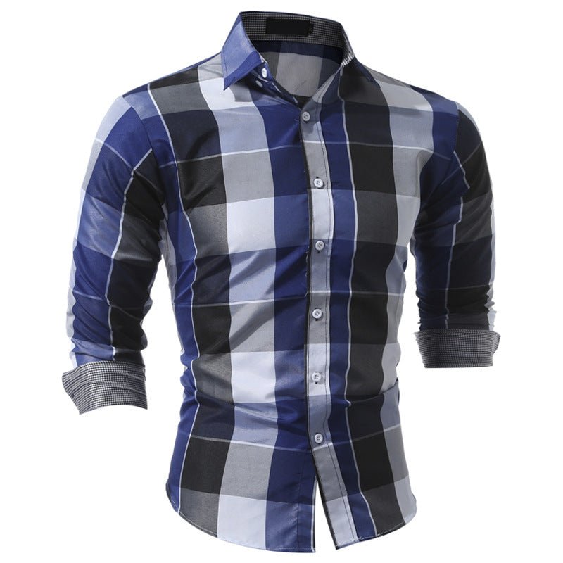 best Classic mens Plaid stripe work and party Dress Shirts Mens shirt shop online at M2K Trends for