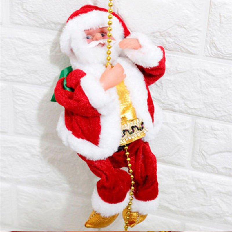 best Climbing Ladder Electric Santa Claus Climbing Red Ladder Doll Toy 0 shop online at M2K Trends for