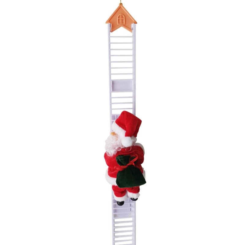 best Climbing Ladder Electric Santa Claus Climbing Red Ladder Doll Toy 0 shop online at M2K Trends for