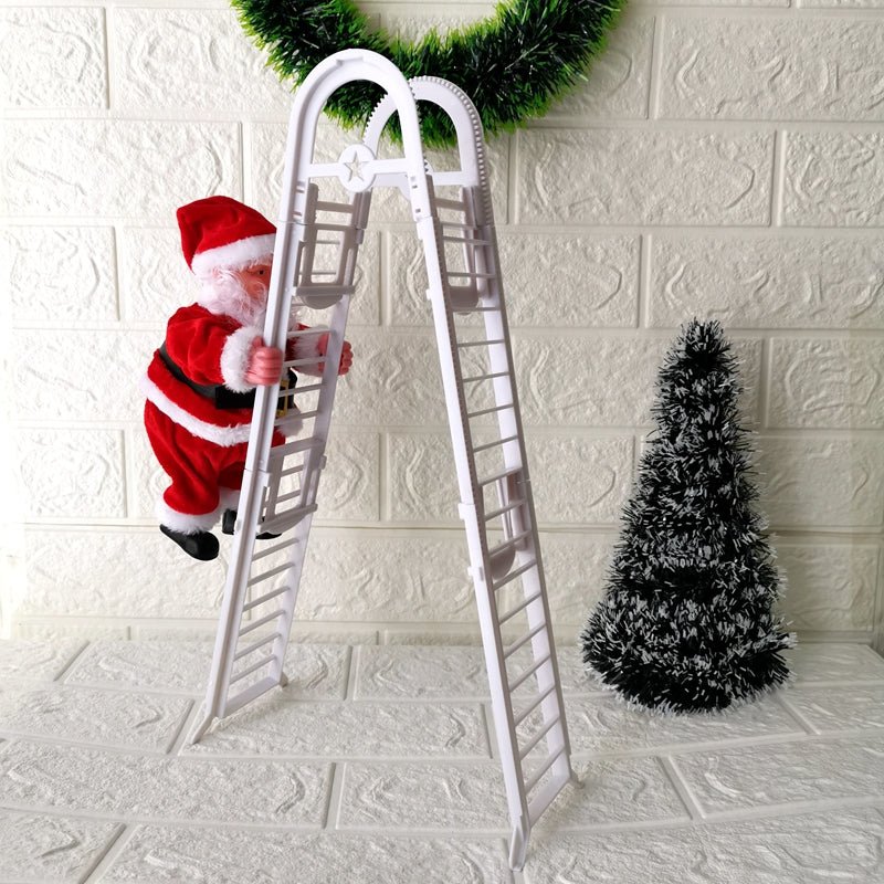 best Climbing Ladder Electric Santa Claus Climbing Red Ladder Doll Toy 0 shop online at M2K Trends for