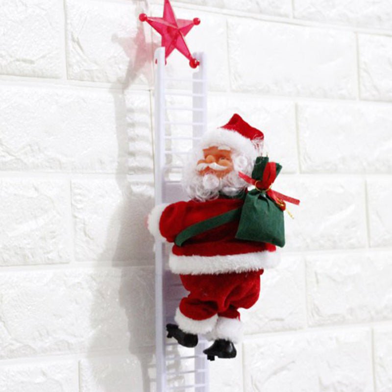 best Climbing Ladder Electric Santa Claus Climbing Red Ladder Doll Toy 0 shop online at M2K Trends for