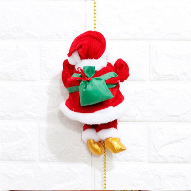 best Climbing Ladder Electric Santa Claus Climbing Red Ladder Doll Toy 0 shop online at M2K Trends for