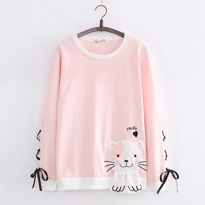 best College Style Middle School Students Cute And Sweet Sweater 0 shop online at M2K Trends for