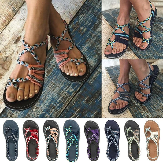 best Colorblock knot sandals 0 shop online at M2K Trends for