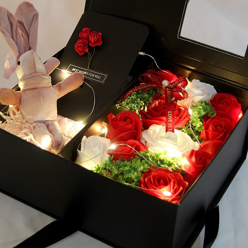 best Creative Valentine's Day Gift Soap Rose Flower Gift Box Accessories shop online at M2K Trends for