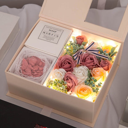 best Creative Valentine's Day Gift Soap Rose Flower Gift Box Accessories shop online at M2K Trends for