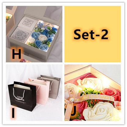 best Creative Valentine's Day Gift Soap Rose Flower Gift Box Accessories shop online at M2K Trends for