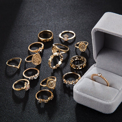 best Cross ring set Accessories shop online at M2K Trends for Fashion Jewelry