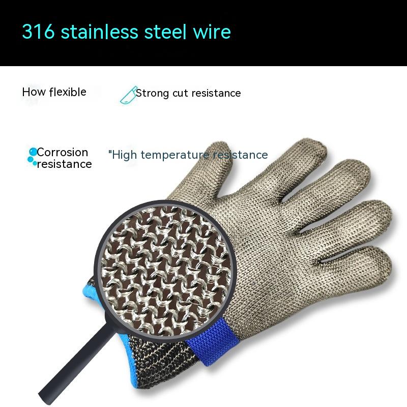 best Cut Resistant Gloves Grade 5 316 Stainless Steel Cut-proof 0 shop online at M2K Trends for