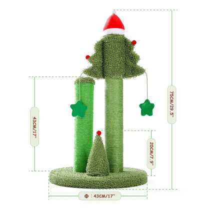 best Cute Cactus Pet Cat Tree Toy with Ball Scratching Post for Cat Kitten Climbing Mushroom Condo Protecting Furniture Fast Delivery Cute Cactus shop online at M2K Trends for Cute Cactus