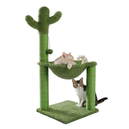 best Cute Cactus Pet Cat Tree Toy with Ball Scratching Post for Cat Kitten Climbing Mushroom Condo Protecting Furniture Fast Delivery Cute Cactus shop online at M2K Trends for Cute Cactus