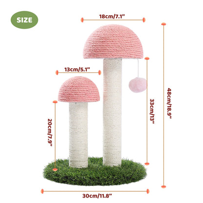 best Cute Cactus Pet Cat Tree Toy with Ball Scratching Post for Cat Kitten Climbing Mushroom Condo Protecting Furniture Fast Delivery Cute Cactus shop online at M2K Trends for Cute Cactus