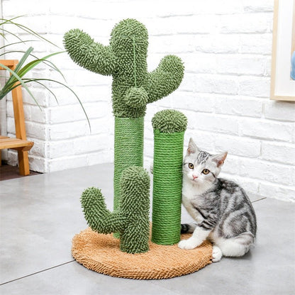 best Cute Cactus Pet Cat Tree Toy with Ball Scratching Post for Cat Kitten Climbing Mushroom Condo Protecting Furniture Fast Delivery Cute Cactus shop online at M2K Trends for Cute Cactus