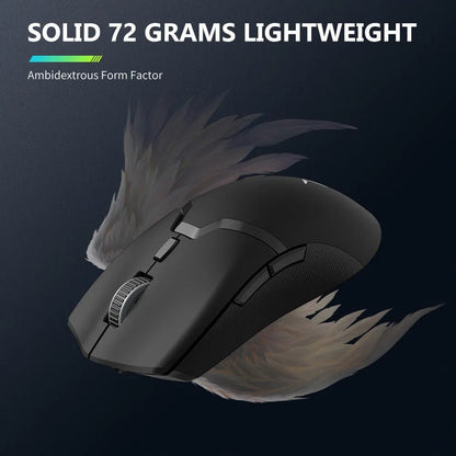 best Delux M800 PRO PAW3395 Wireless Gaming Mouse Bluetooth Tri-Mode Connection 26000DPI Huano Pink Switches Macro Mice For PC Gamer shop online at M2K Trends for