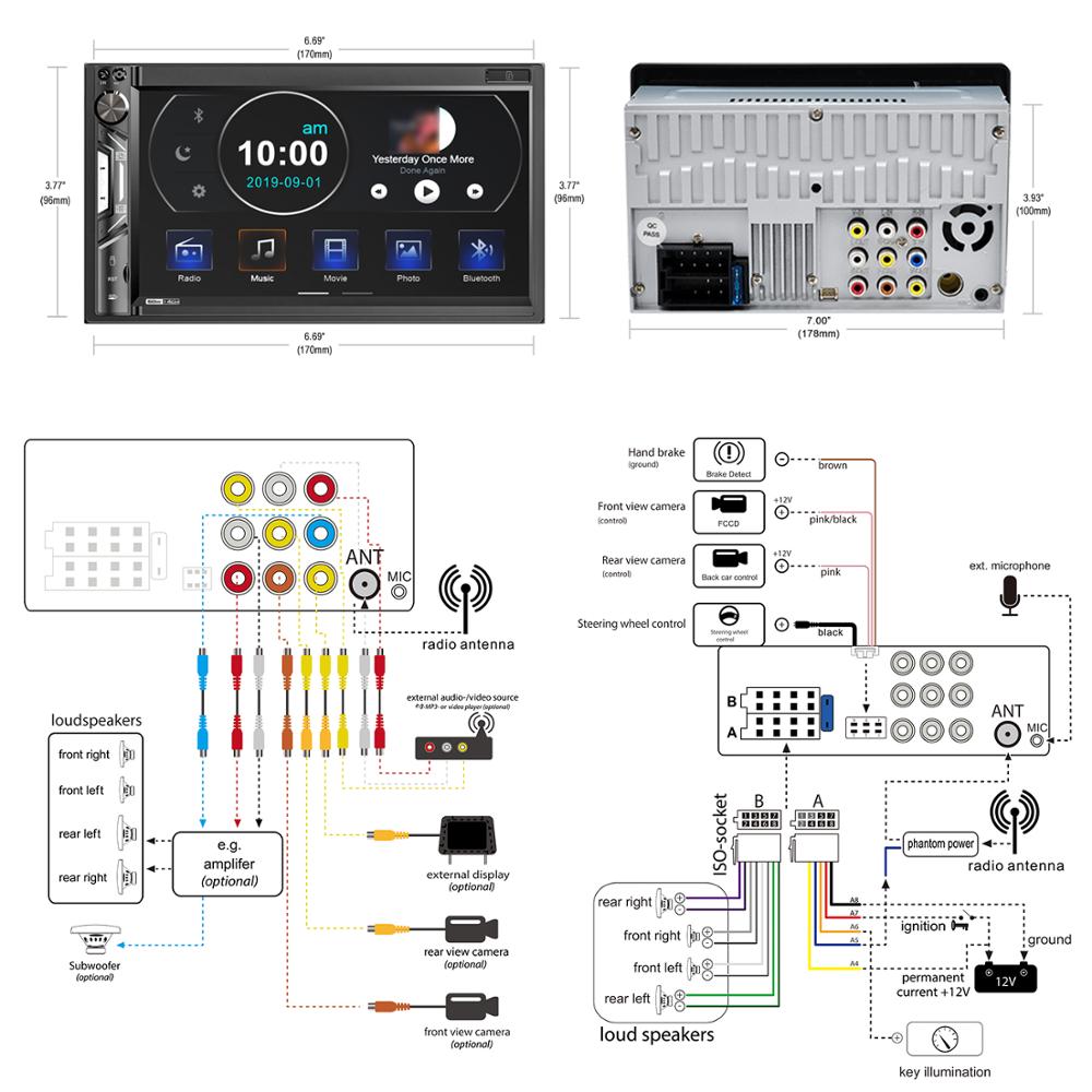 best DOVOX 2din Car Radio Android GPS Multimedia Player 2 Din 71BT Automotive shop online at M2K Trends for Car Electronics