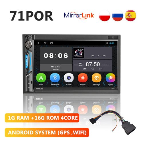 best DOVOX 2din Car Radio Android GPS Multimedia Player 2 Din 71BT Automotive shop online at M2K Trends for Car Electronics