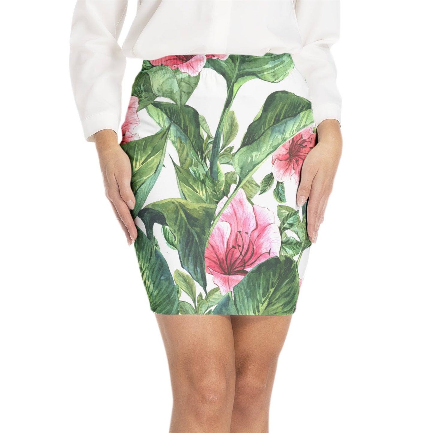 best Elastic Waist Bodycon Skirt Skirts shop online at M2K Trends for short skirt