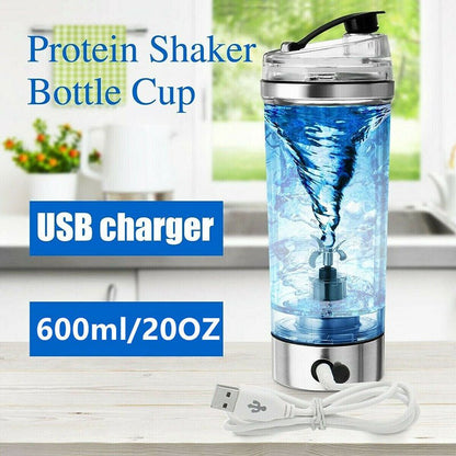 best Electric Protein Shake Stirrer USB Shake Bottle Milk Coffee Blender Kettle Sports And Fitness Charging Electric Shaker Cup 0 shop online at M2K Trends for smart