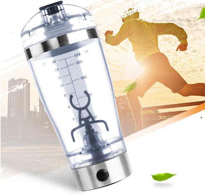 best Electric Protein Shake Stirrer USB Shake Bottle Milk Coffee Blender Kettle Sports And Fitness Charging Electric Shaker Cup 0 shop online at M2K Trends for smart