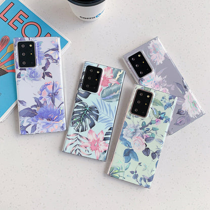 best Electroplating Laser Flower Samsung Phone Case 0 shop online at M2K Trends for