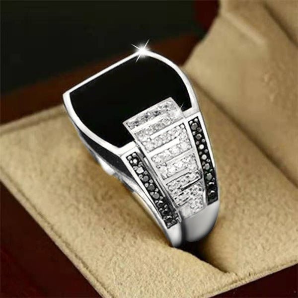 best European And American Hip Hop Ring Full Diamond Ring 0 shop online at M2K Trends for