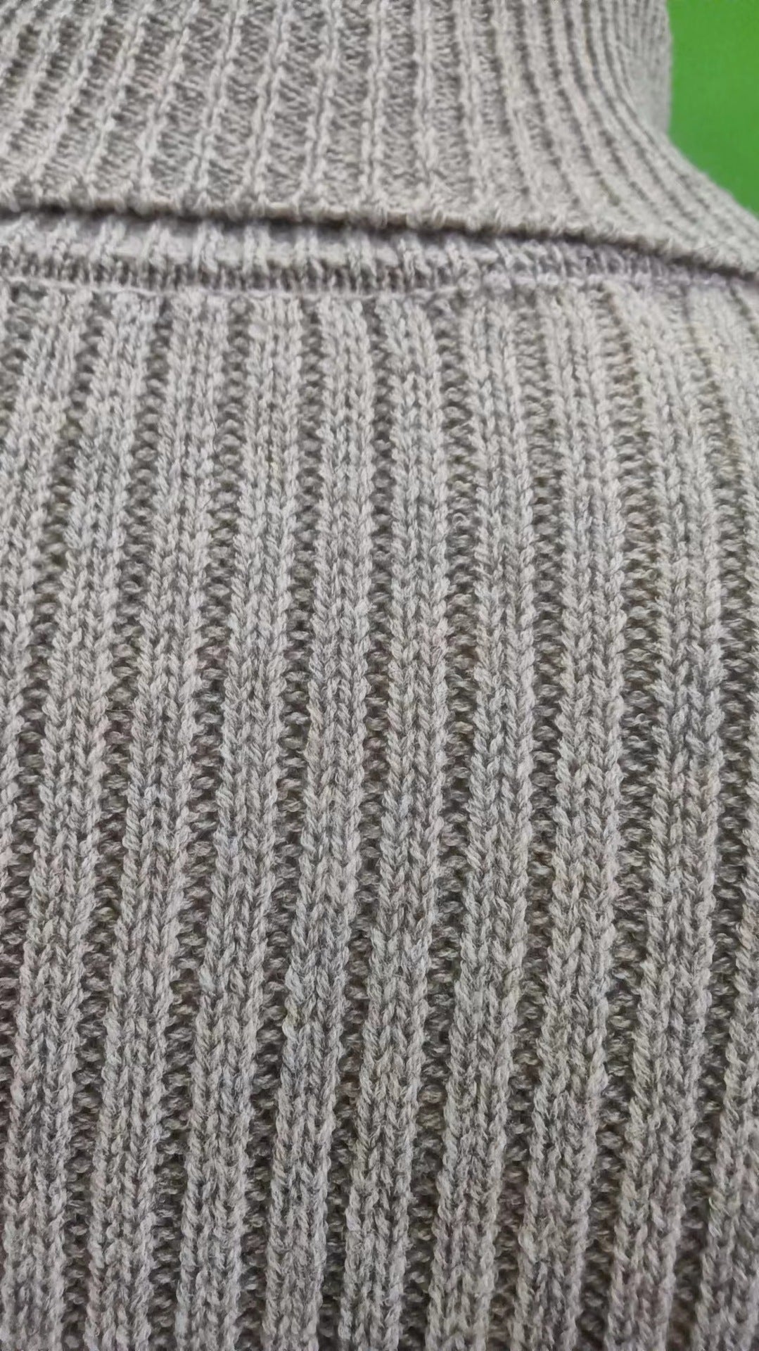 best European And American Turtleneck Sweater Autumn And Winter Lapel Color Matching Knitted 0 shop online at M2K Trends for