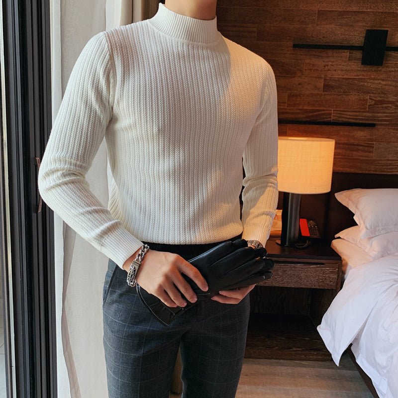 best Fashion Collar Solid Color Sweater Sweater 0 shop online at M2K Trends for